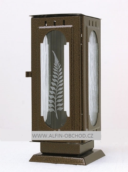 Obrázek Svítilna na postavení - gotika starozlato
