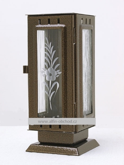 Obrázek Svítilna na postavení standart starozlato