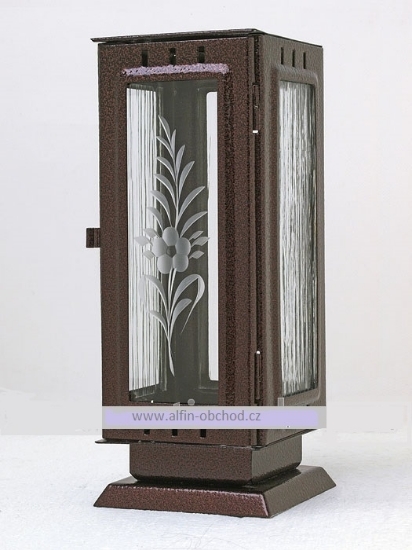 Obrázek Svítilna na hrob standart staroměď