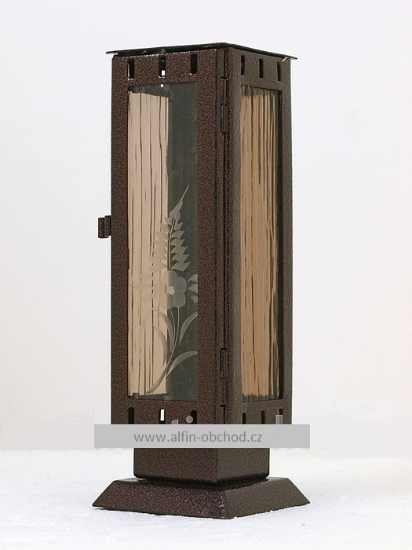 Obrázek Lampa na pomník - mini - staroměď