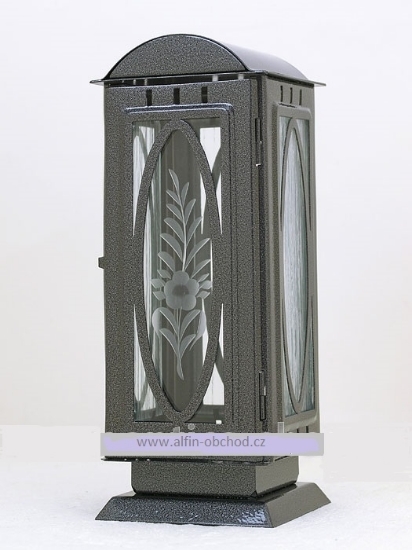 Obrázek Svítilna na postavení výstřih ovál oblá střecha - malá - starostříbro