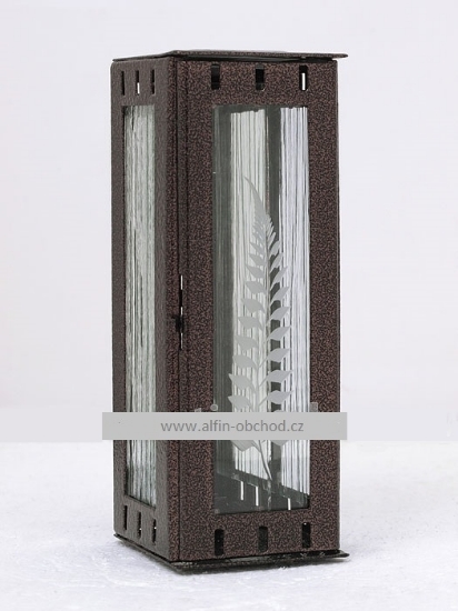 Obrázek Svítilna na pomník závěsná mini - staroměď