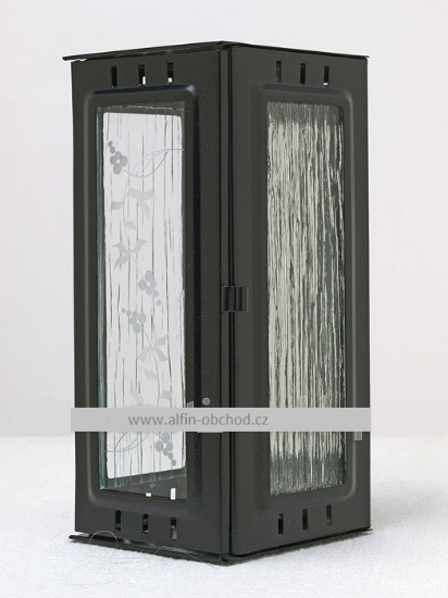 Obrázek Svítilna na pomník závěsná malá - černá