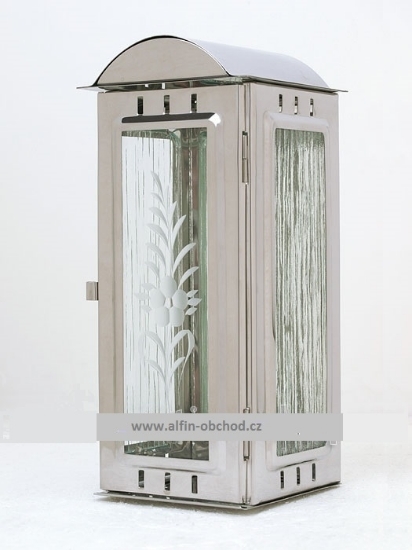 Obrázek Svítilna na pomník závěsná velká - oblá střecha