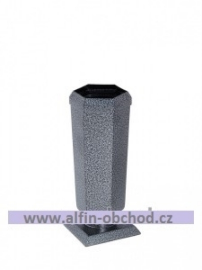 Obrázek Váza na postavení kónická malá starostříbro