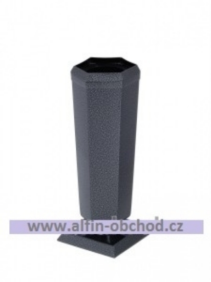 Obrázek Váza na postavení kónická velká starostříbro