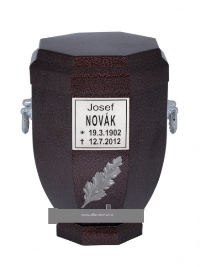 Obrázek Štítek na urnu nerezový
