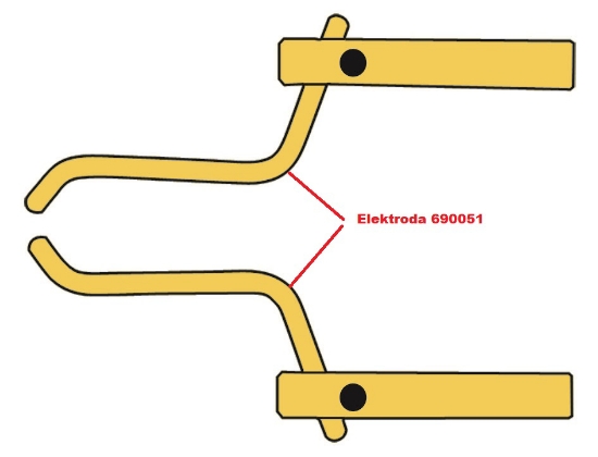 Obrázek Elektroda pro čelisti XA4 Telwin 690051
