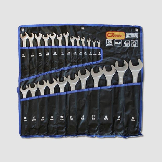 Obrázek Sada očkoplochých klíčů 6-32mm 24 dílů chrom