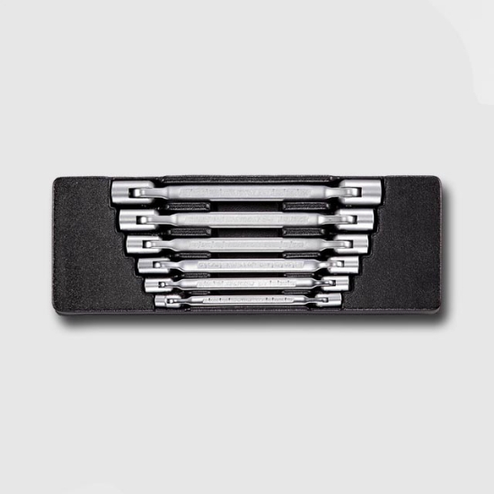 Obrázek Sada nástrčných klíčů dvanáctihranných 6 dílů, plastové plato A