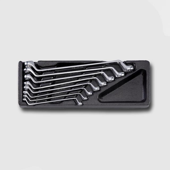 Obrázek Sada očkových klíčů 8 dílů - matných, plastové plato A