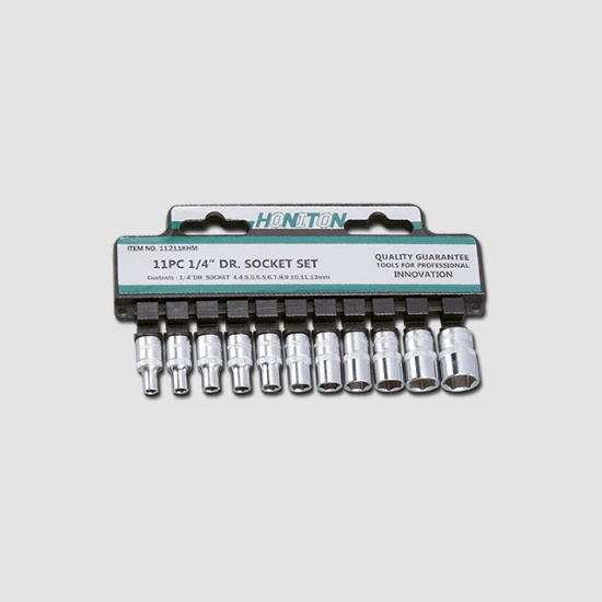 Obrázek Sada hlavic 1/4” 11 dílů