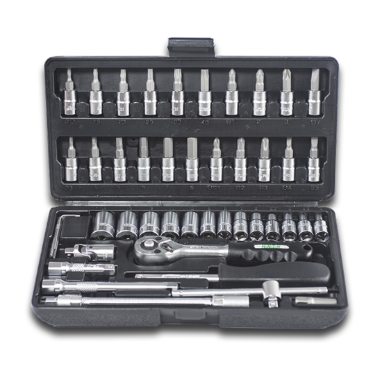 Obrázek Sada hlavic 1/4" 46 dílů