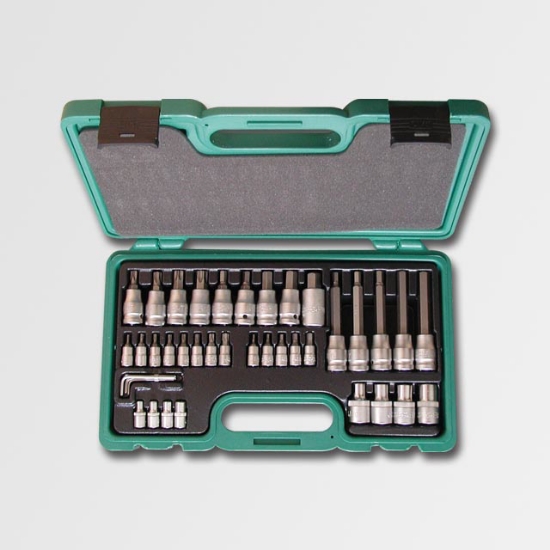 Obrázek Sada nástavců TRX, IMBUS 1/4”-1/2” 39 dílů