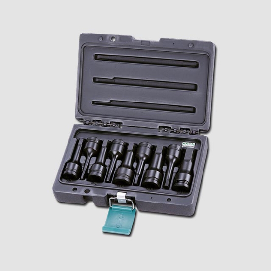 Obrázek Sada hlavic průmyslových úderových IMBUS 1/2" 9 dílů