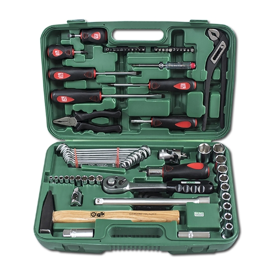 Obrázek Sada nářadí a hlavic 1/4"-1/2" 73 dílů