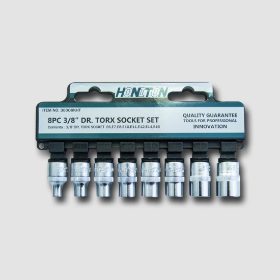 Obrázek Sada hlavic TRX 3/8” 8 dílů