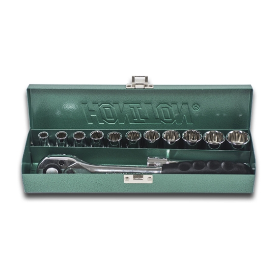 Obrázek Sada dvanáctihranných hlavic 1/2” 13 dílů