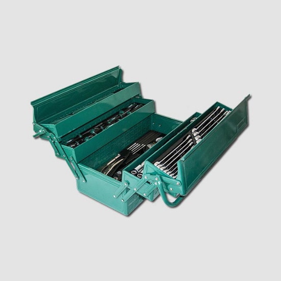 Obrázek Montážní basa na nářadí kovová výbavená 68 dílů