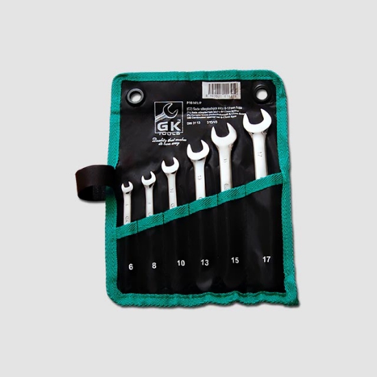 Obrázek Sada očkoplochých klíčů 6-17mm matné 6 dílů (P16141/P)